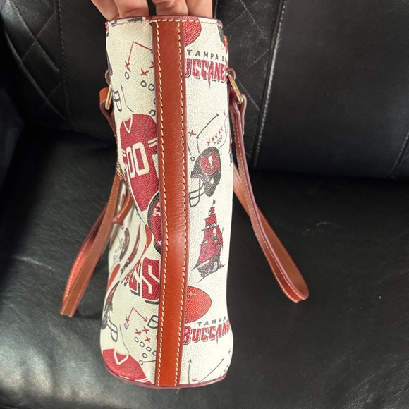 Dooney & Bourke Buccaneers Red and White Tote - Picture 4 of 16